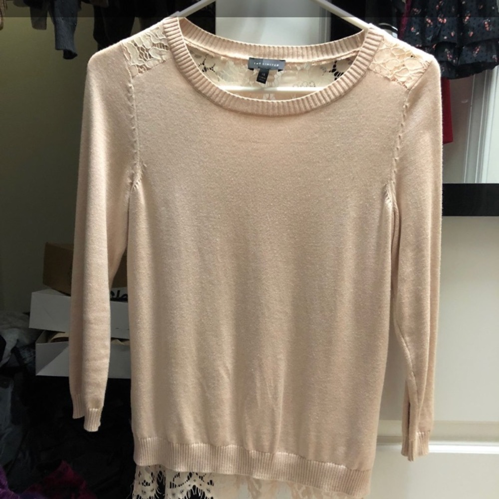 Top with Lace designs. Pink!